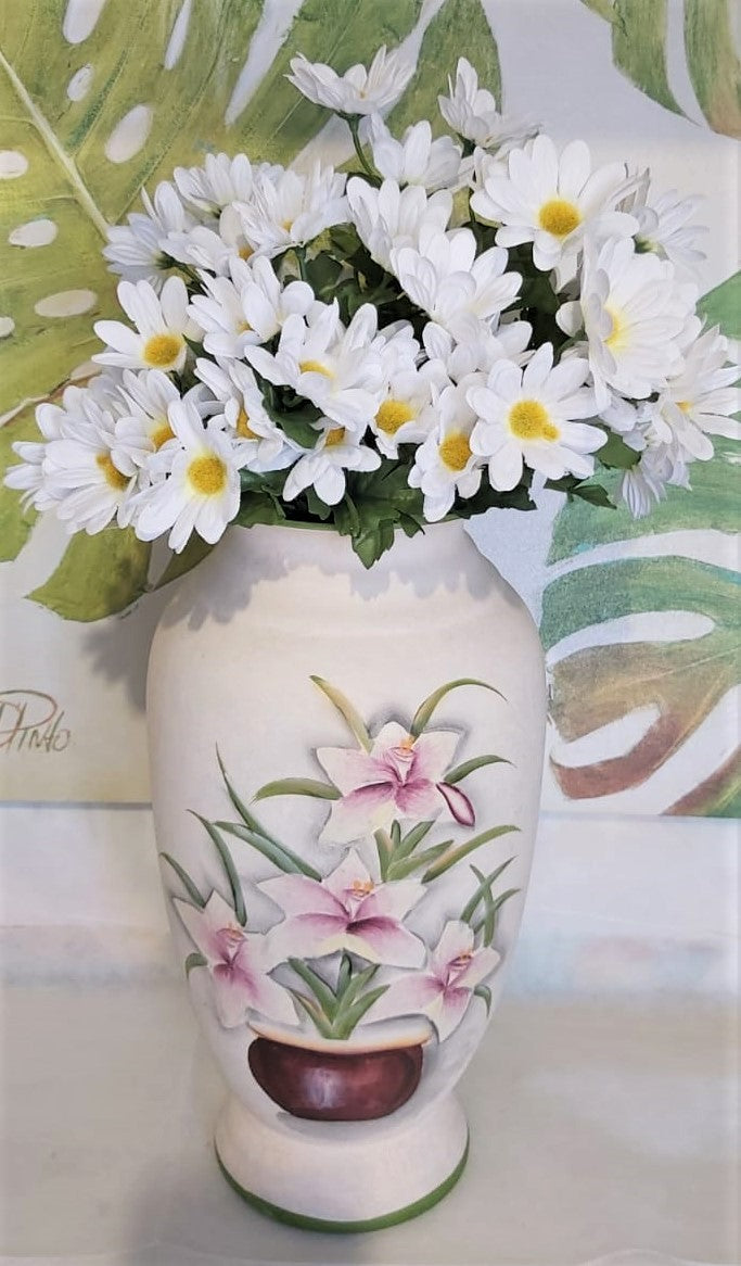 Vaso portafiori terracotta h 36cm