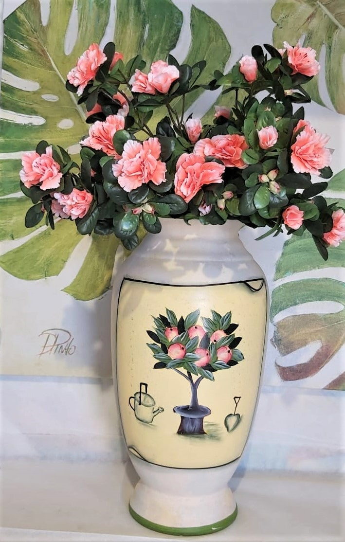 Vaso portafiori terracotta h 36cm