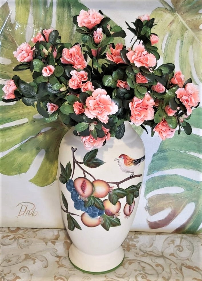 Vaso portafiori terracotta h 36cm