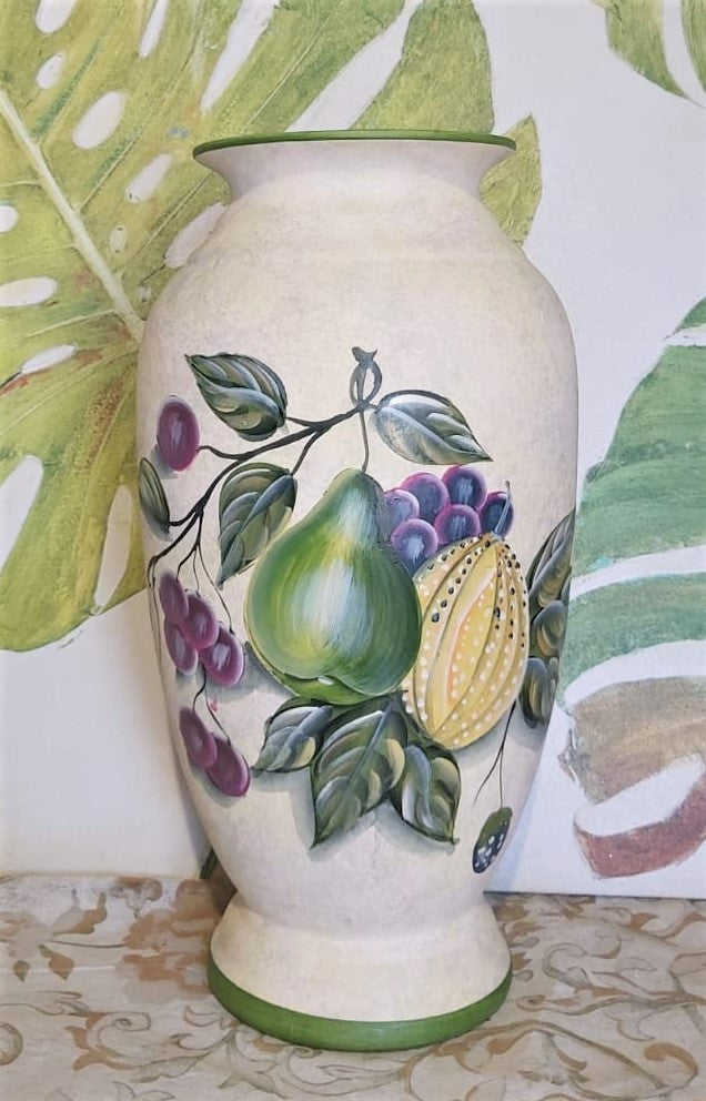 Vaso portafiori terracotta h 36cm