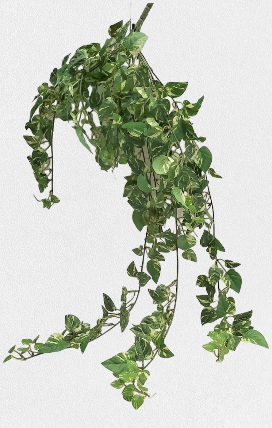 Edera artificiale cadente H 80cm, 11 steli, 382 foglie