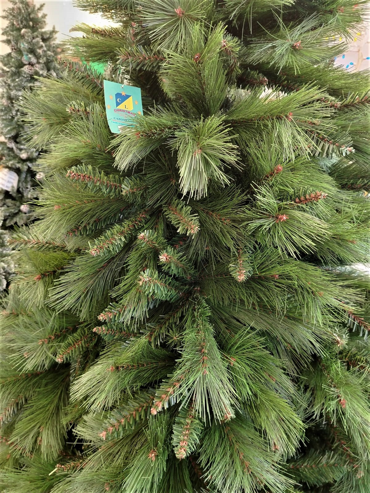 ALBERO IN PVC CON BASE IN METALLO FK1601-70 H 210 CM, Ø 158 CM CON 1735 RAMI